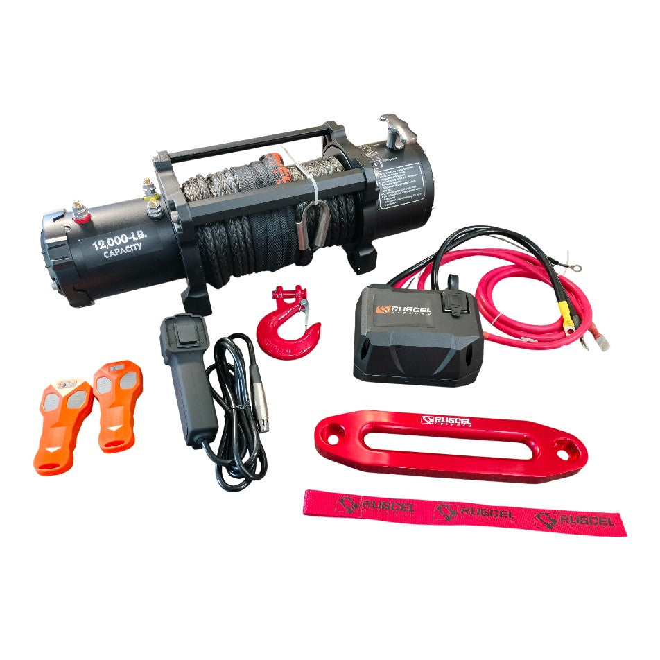 Rugcel 12,000LB Heavy Duty Electric Winch